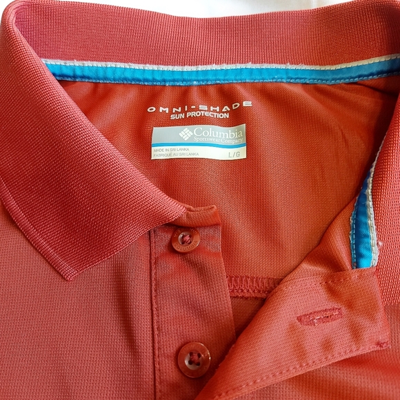 Columbia Omni Shade Mens Golf Athletic Polo Short Sleeve Shirt, Large - Picture 3 of 8